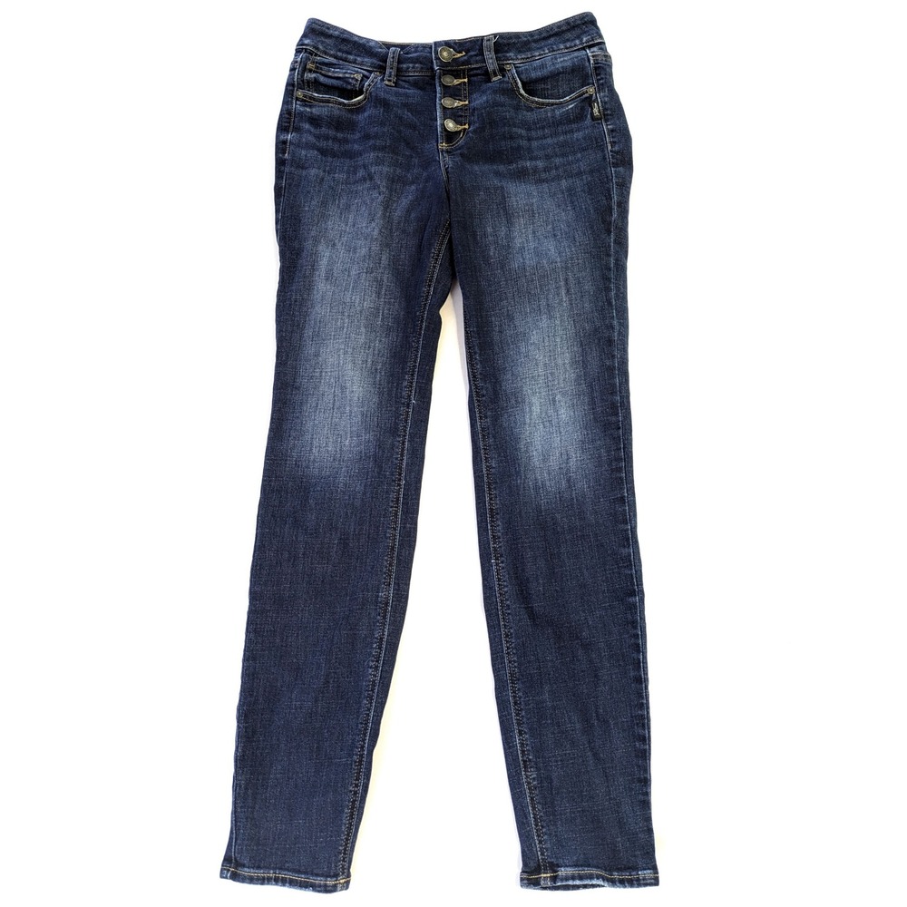Silver Jeans Co Suki Skinny Dark Wash Button Fly Jeans W29 L31 L93151CVS413